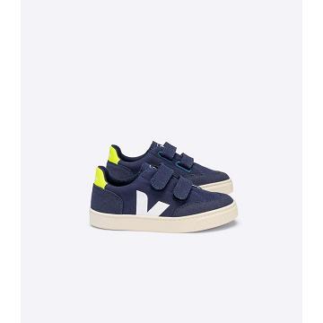 Veja V-12 CANVAS Schoenen Kinderen Blauw | NL 805FDN